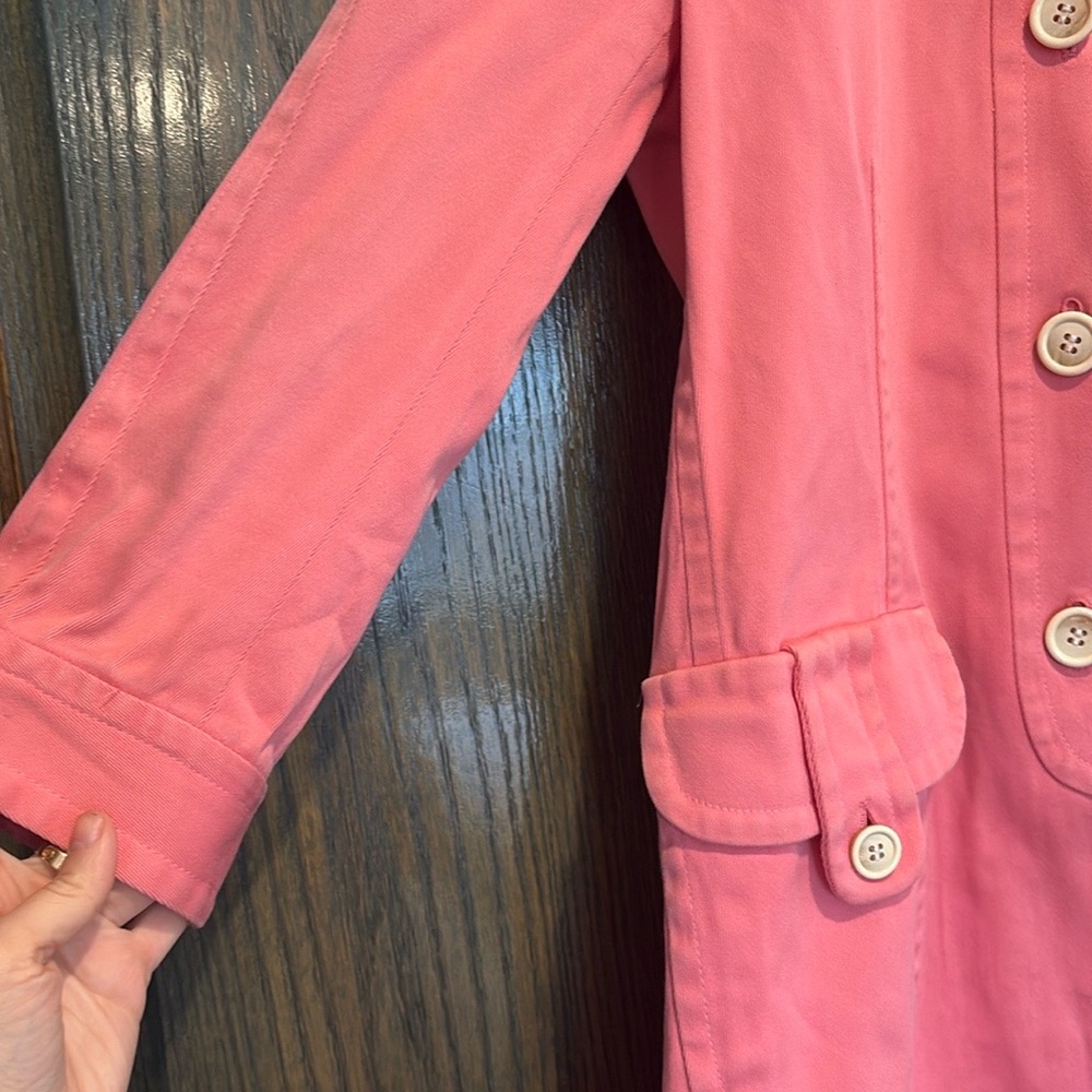 Pink Button-Up Spring coat - Picture 2 of 15